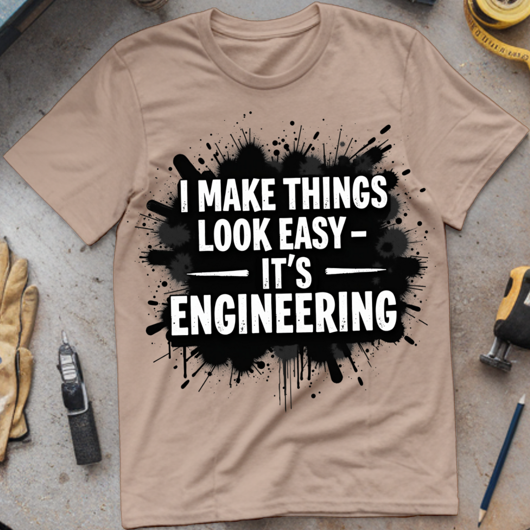 I Make Things Look Easy: It’s Engineering