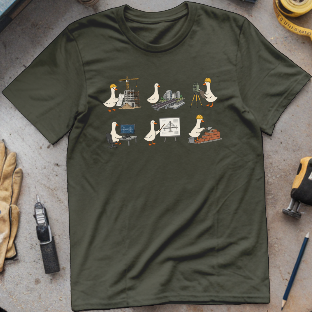 Silly Goose Civil Engineer T-shirt