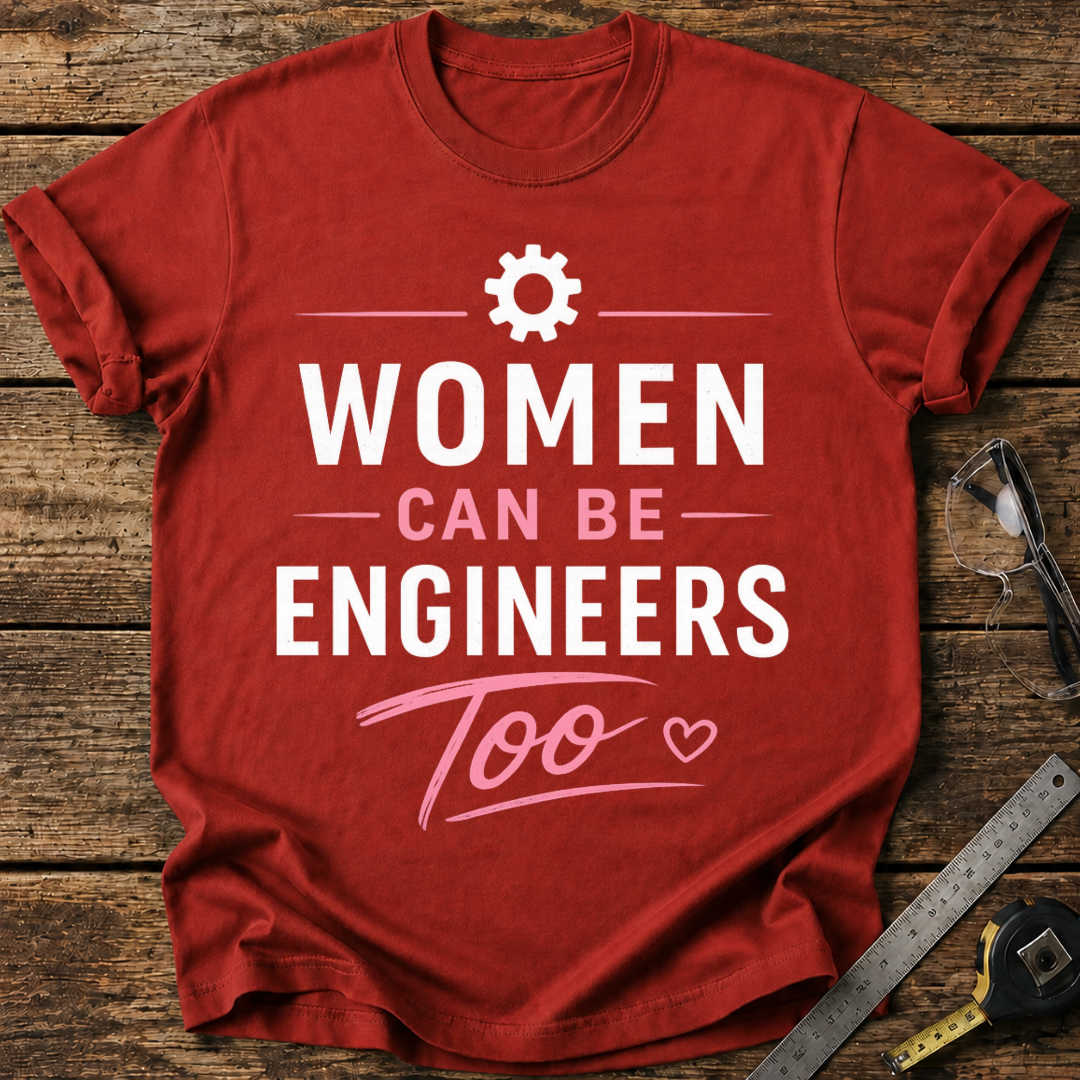 Women Can Be Engineers Too T-shirt