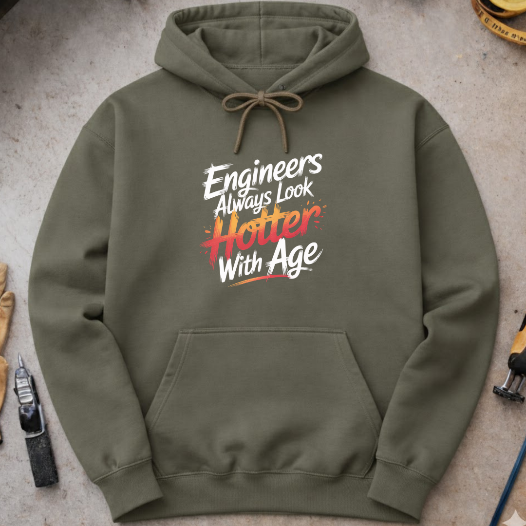 Always Look Hotter with Age Hoodie