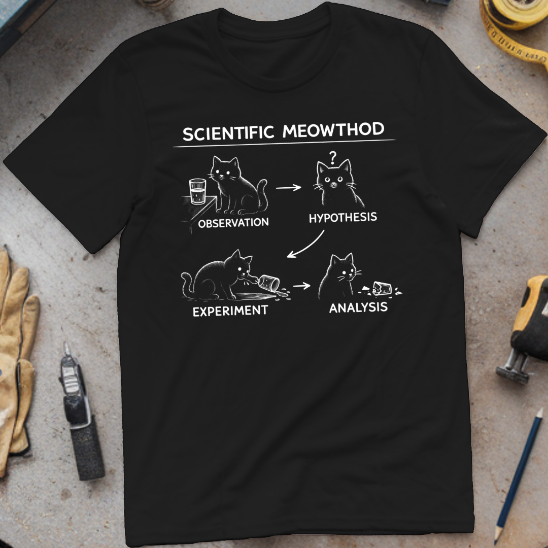 Scientific Meowthod T-shirt