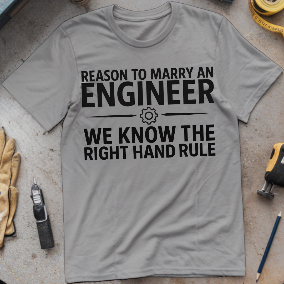 Reason #3 to Marry an Engineer – We Know the Right Hand Rule