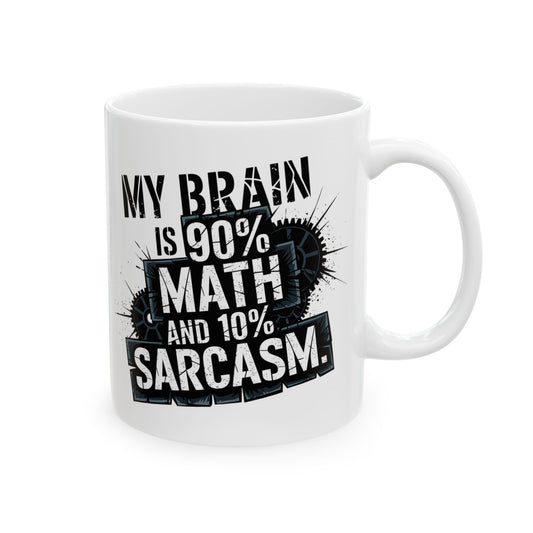 My Brain is 90% math and 10% Sarcasm