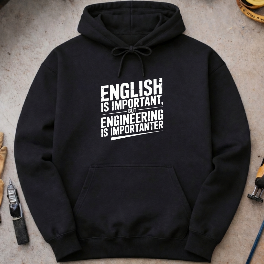 English is important Hoodie