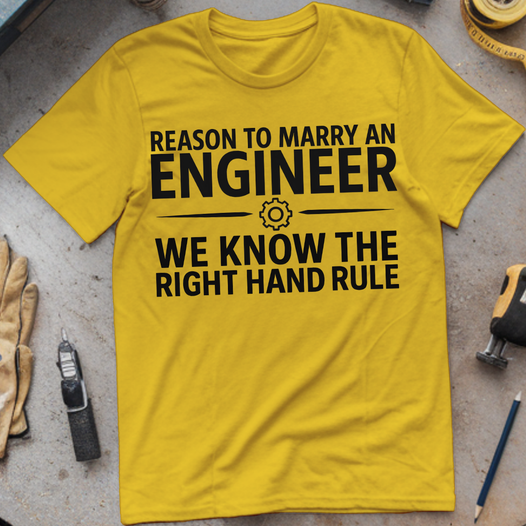 Reason #3 to Marry an Engineer – We Know the Right Hand Rule