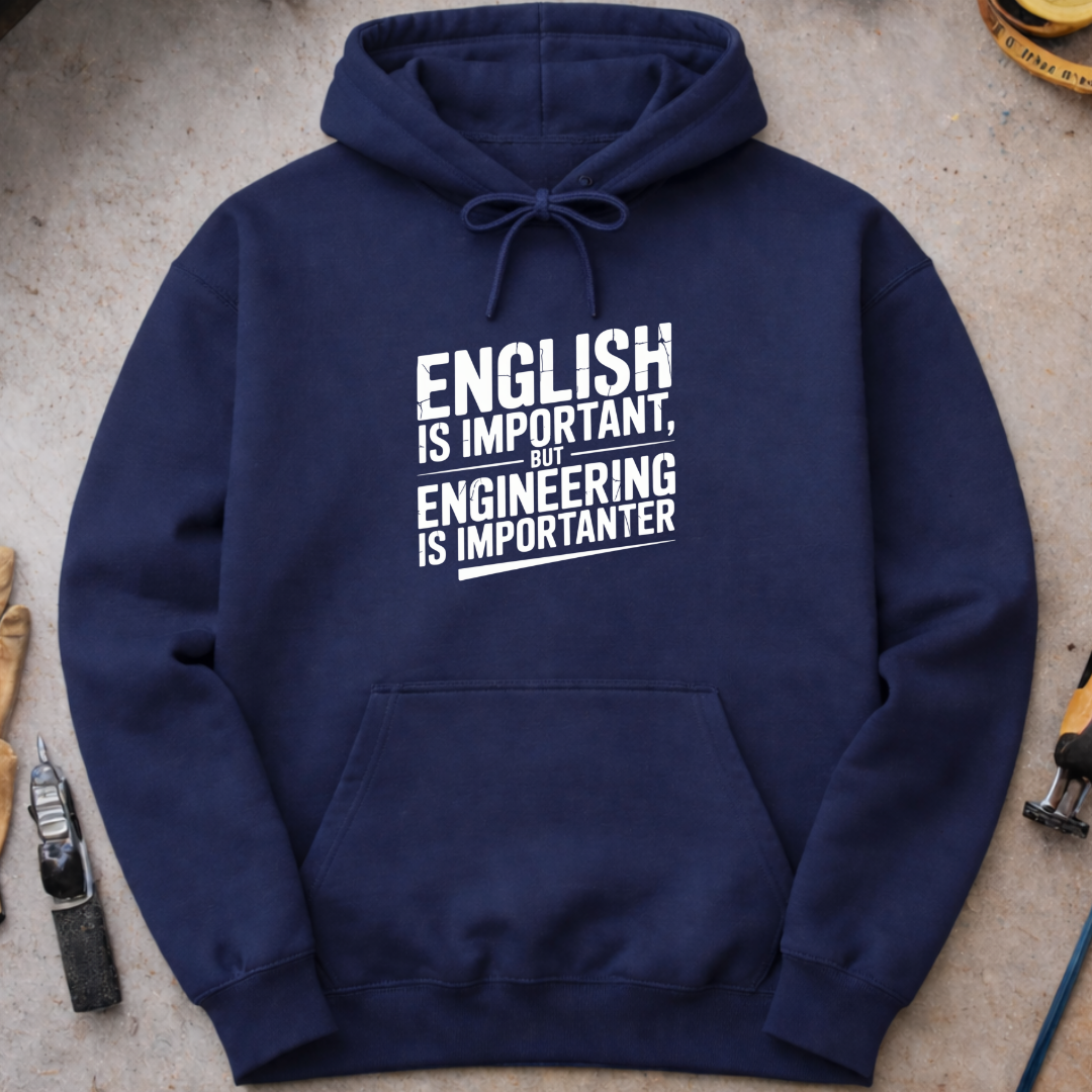English is important Hoodie