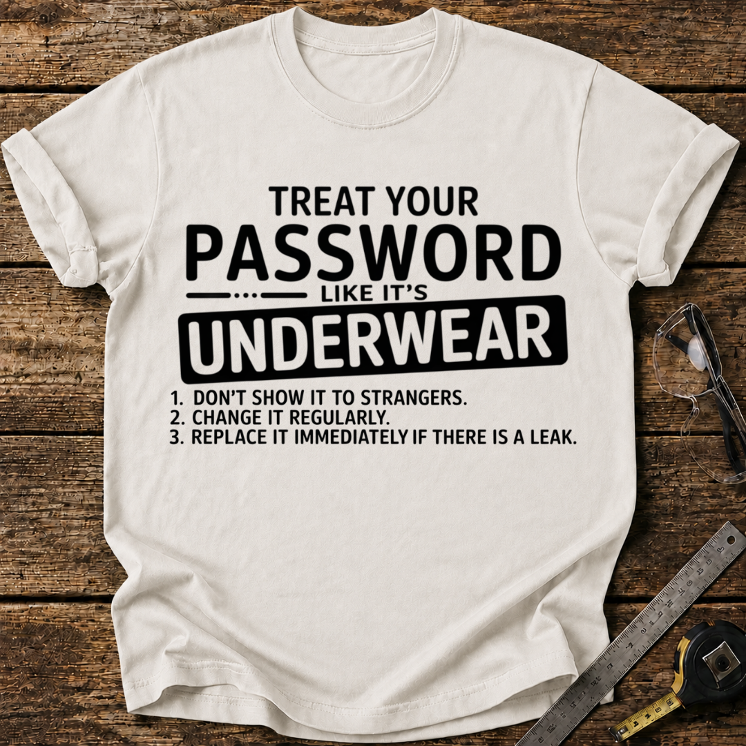 Treat Your Password Like Your Underwear T-shirt