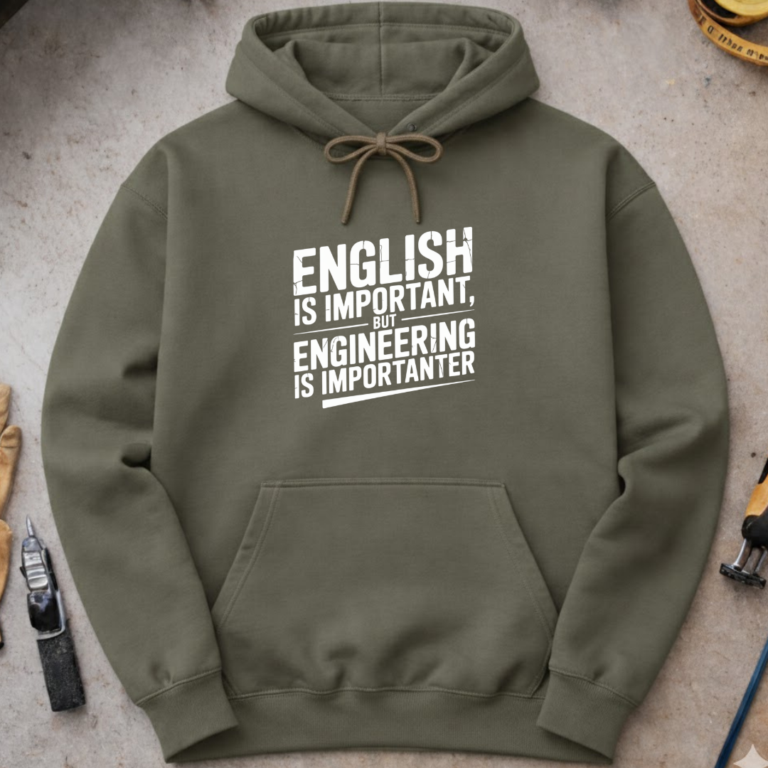 English is important Hoodie