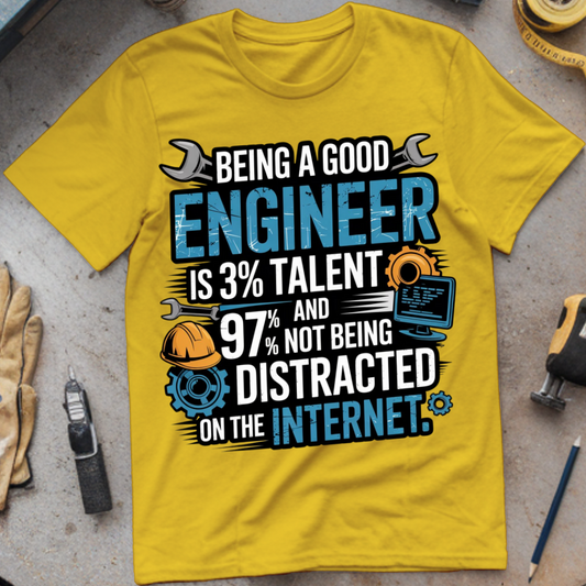 Being a Good Engineer: 3% Talent, 97% Not Being Distracted