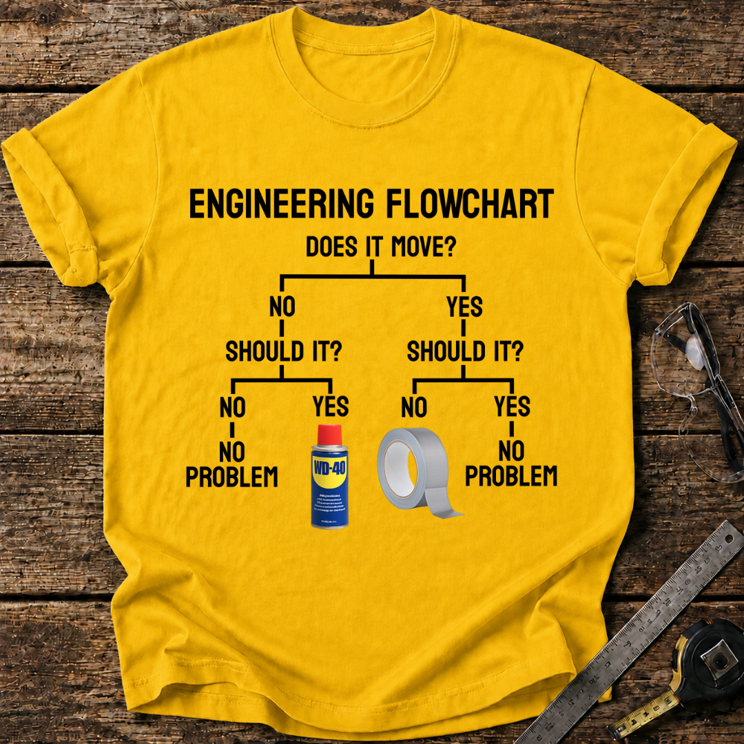 Engineering Flowchart T-shirt