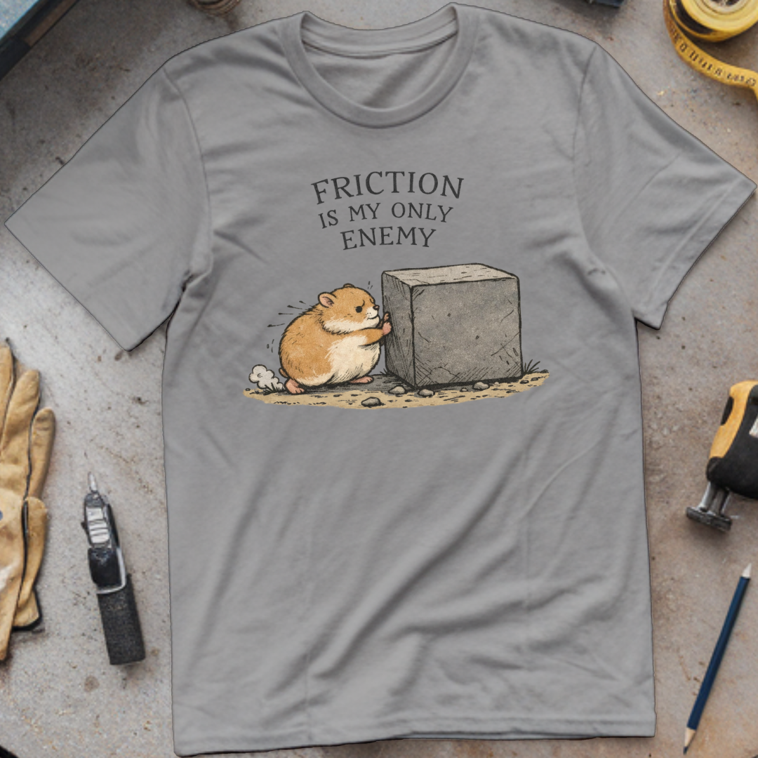 Friction is My Only Enemy T-shirt