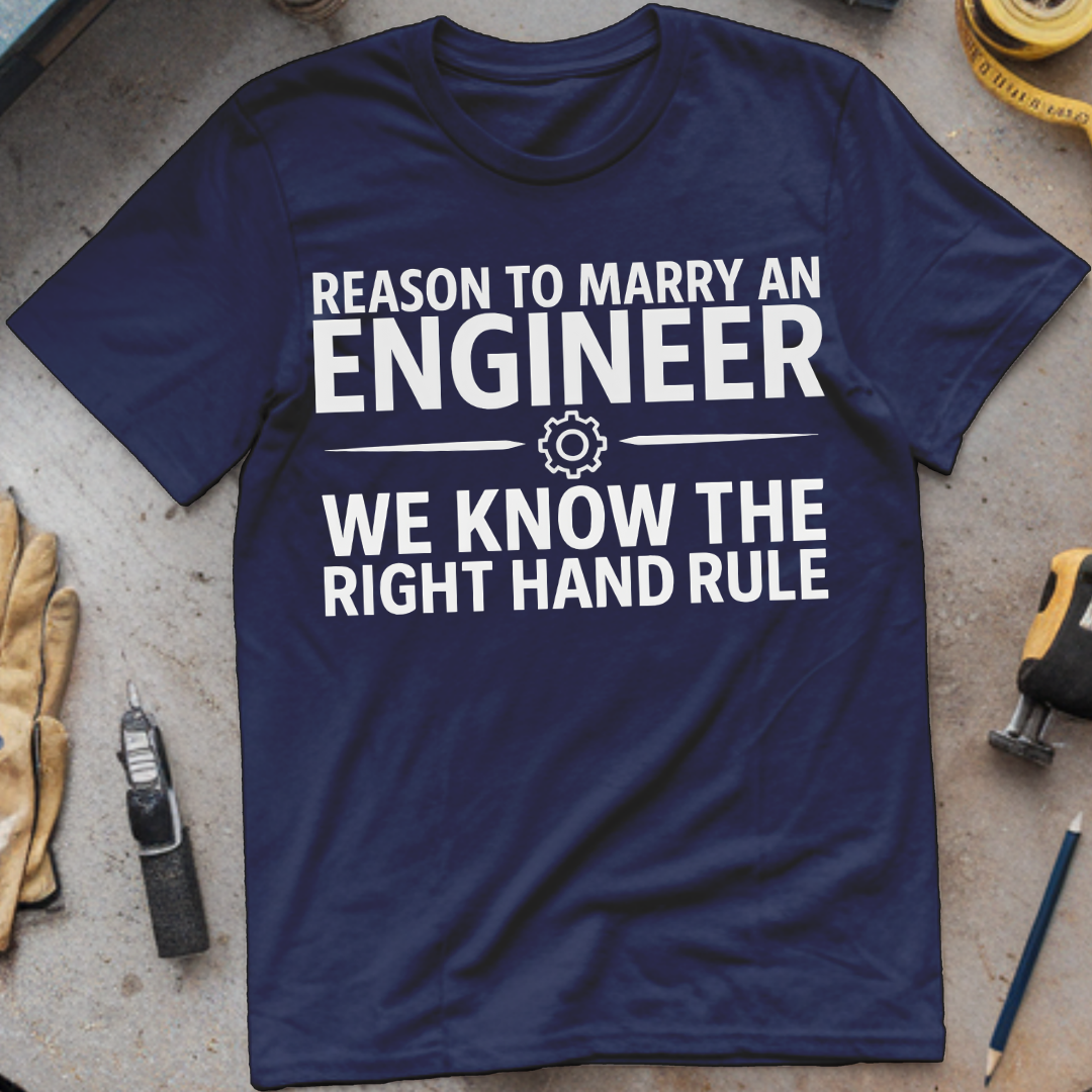 Reason #3 to Marry an Engineer – We Know the Right Hand Rule