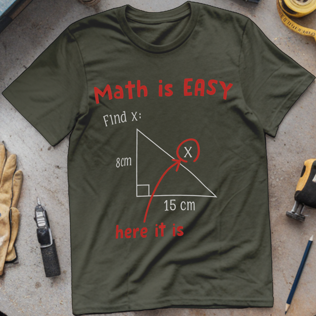 Math Is Easy – Find X, There It Is