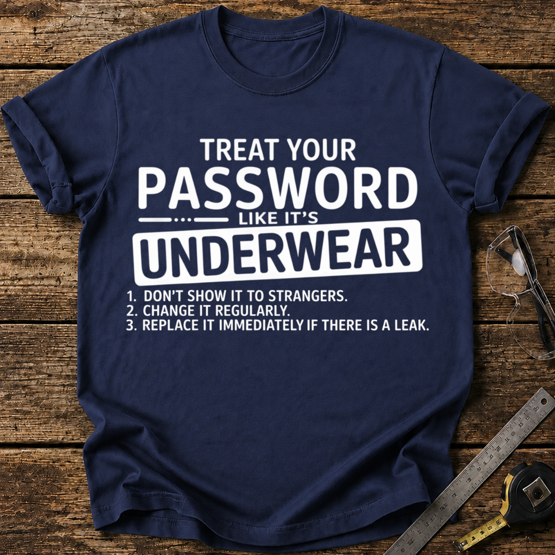 Treat Your Password Like Your Underwear T-shirt