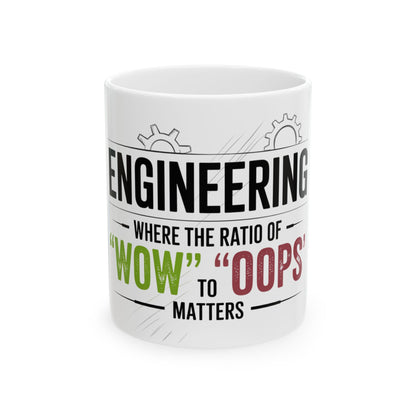 Engineering: Where the Ratio of "Wow" to "Oops" Matters