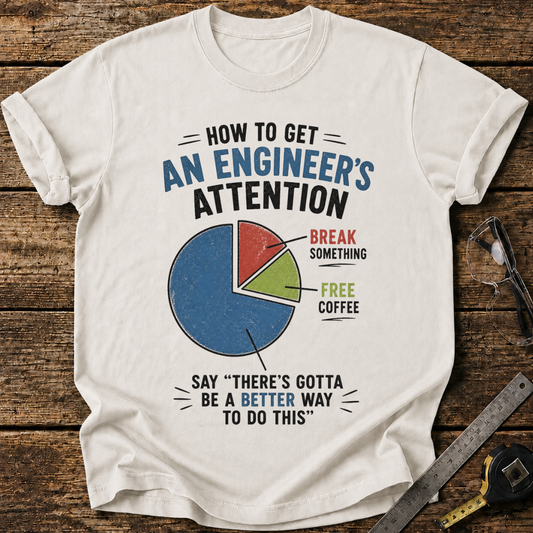 How to Get an Engineer's Attention T-shirt