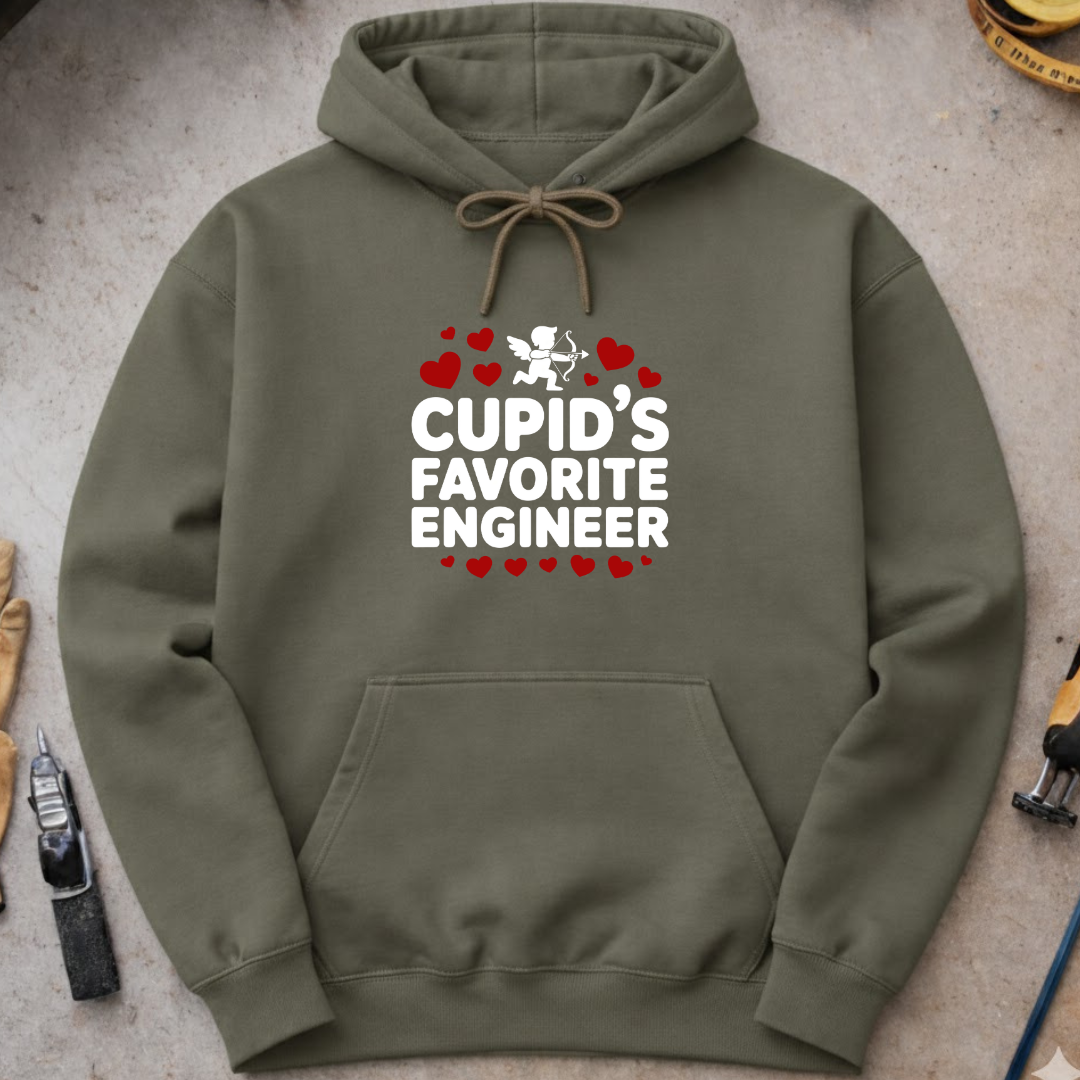 Cupid's favorite engineer Hoodie