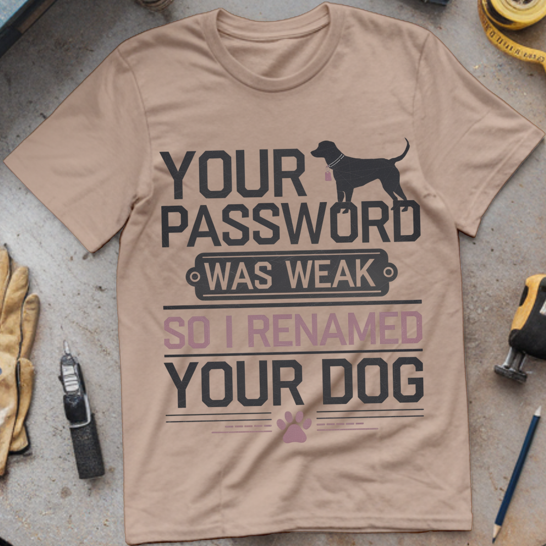 Your Password Was Weak, So I Renamed Your Dog