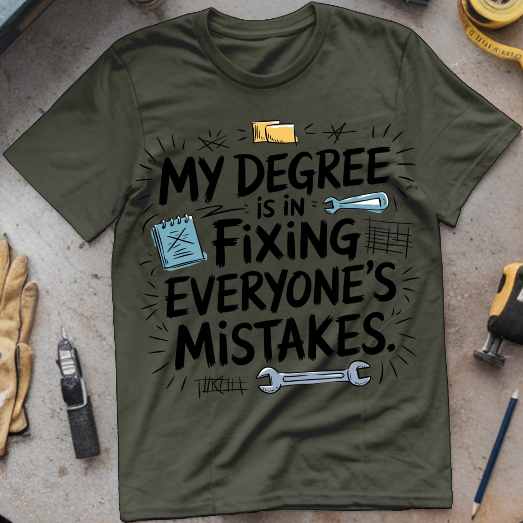 My degree is in fixing everyone's mistakes