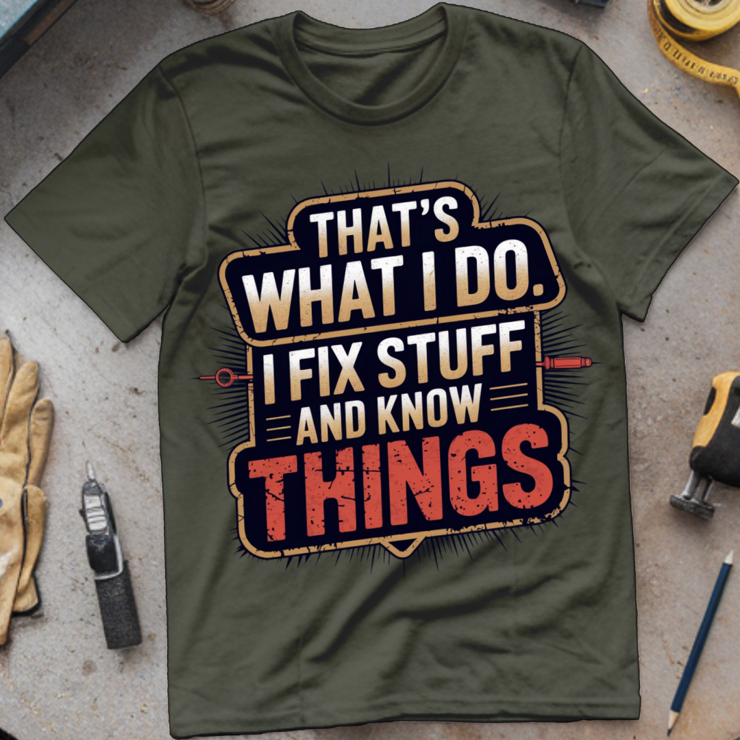 That’s What I Do: I Fix Stuff and Know Things