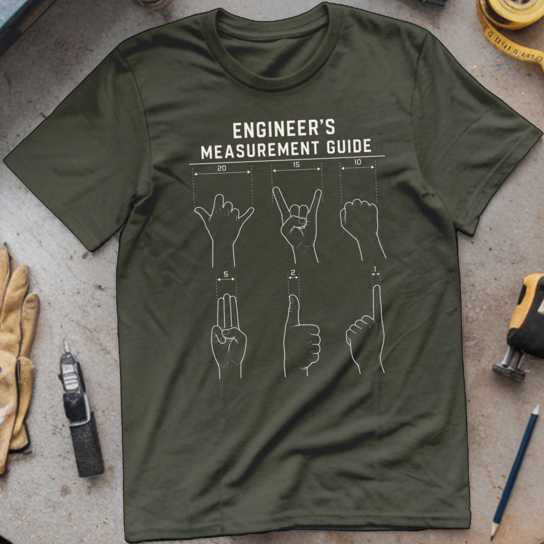 Engineer's Measurement Guide T-shirt