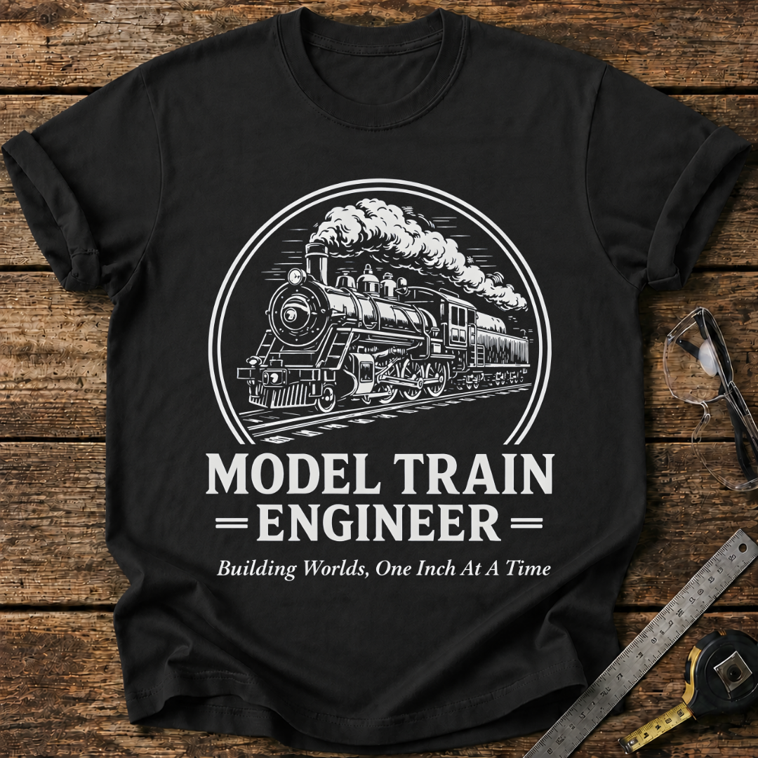 Model Train Engineer T-shirt