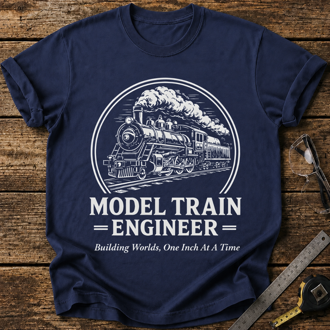 Model Train Engineer T-shirt