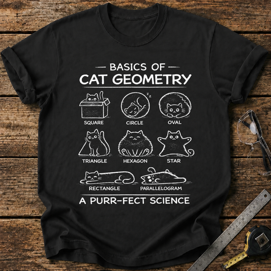 Basics of cat geometry T-shirt