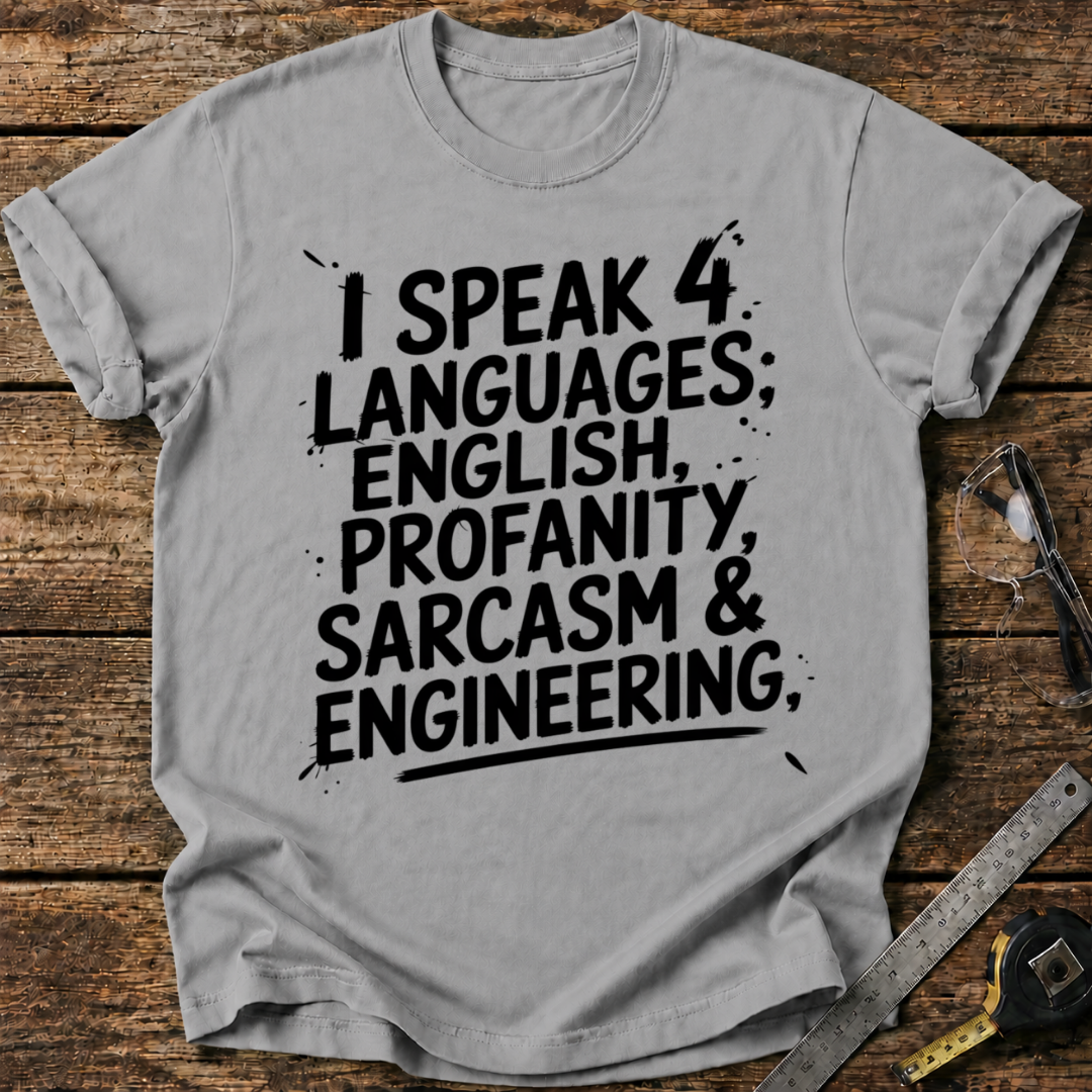 I Speak 4 Languages T-shirt