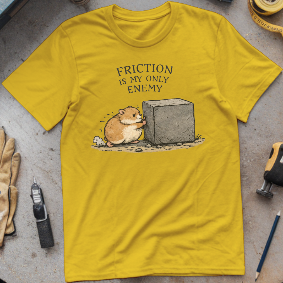 Friction is My Only Enemy T-shirt
