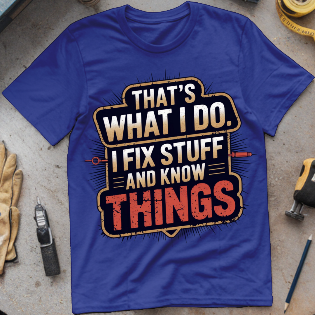 That’s What I Do: I Fix Stuff and Know Things