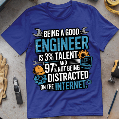 Being a Good Engineer: 3% Talent, 97% Not Being Distracted