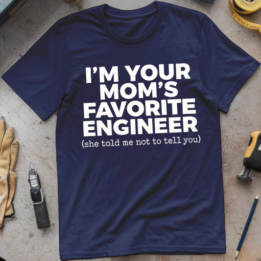 I'm Your Mom's Favorite Engineer T-shirt