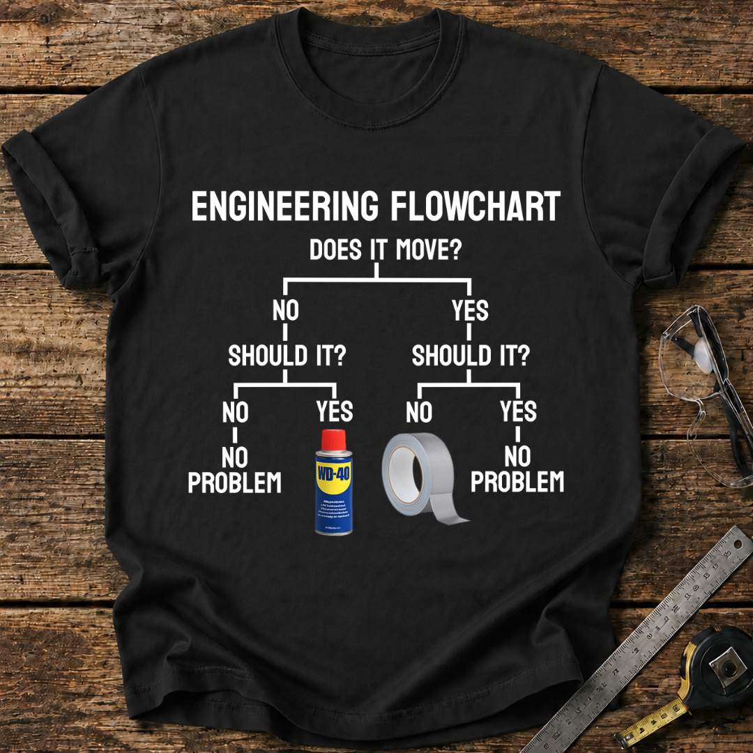 Engineering Flowchart T-shirt