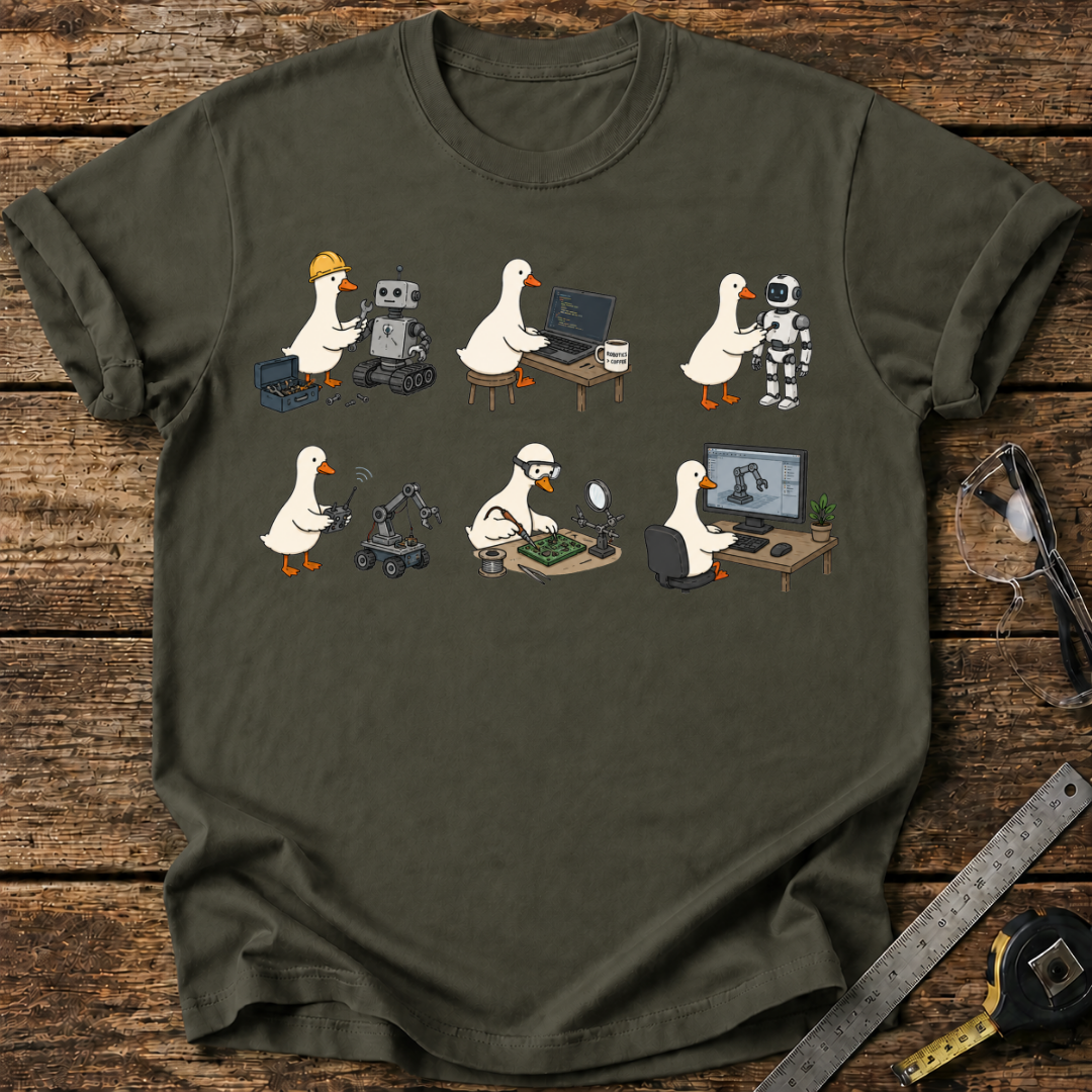 Silly Goose Robotics Engineer T-shirt