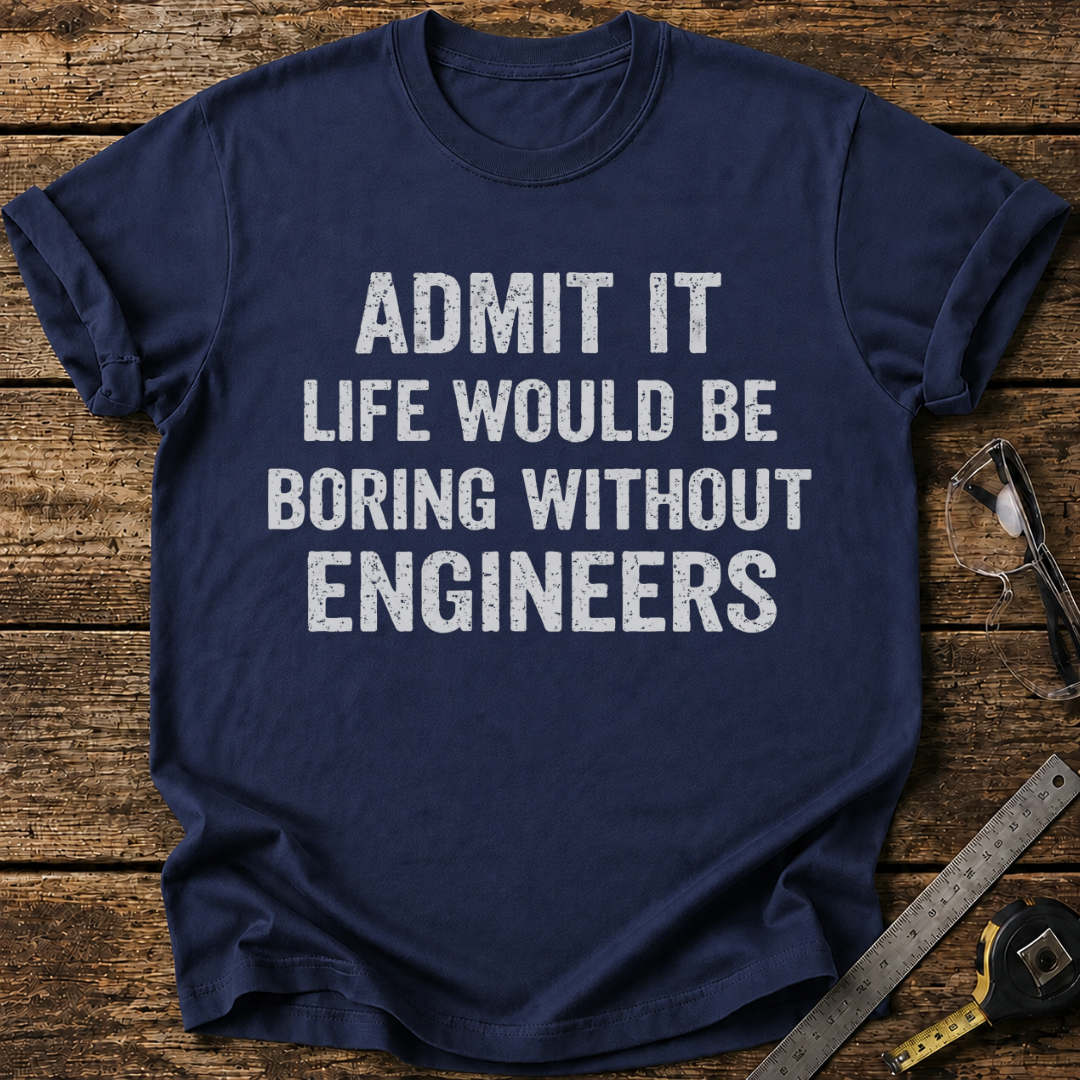 Life Would Be Boring Without Engineers T-shirt