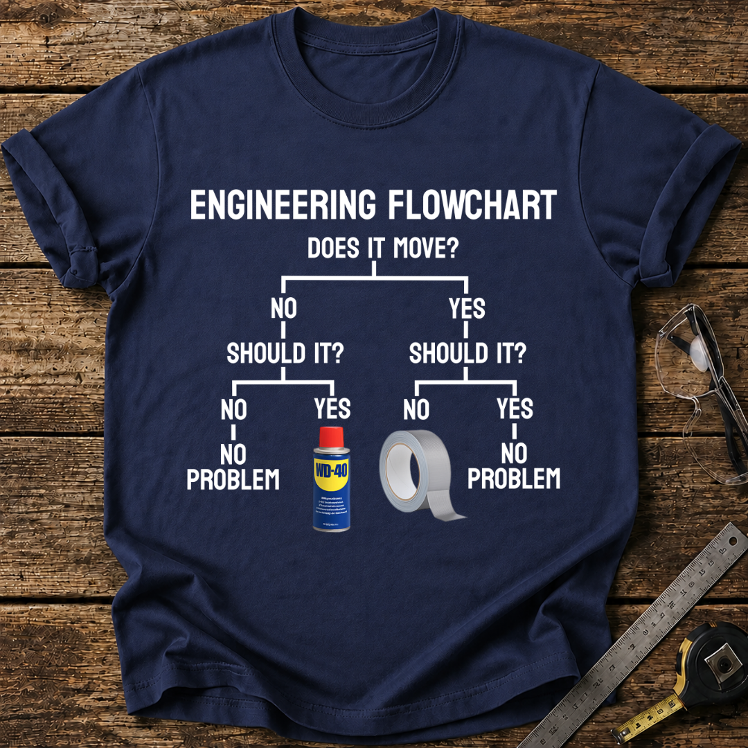 Engineering Flowchart T-shirt
