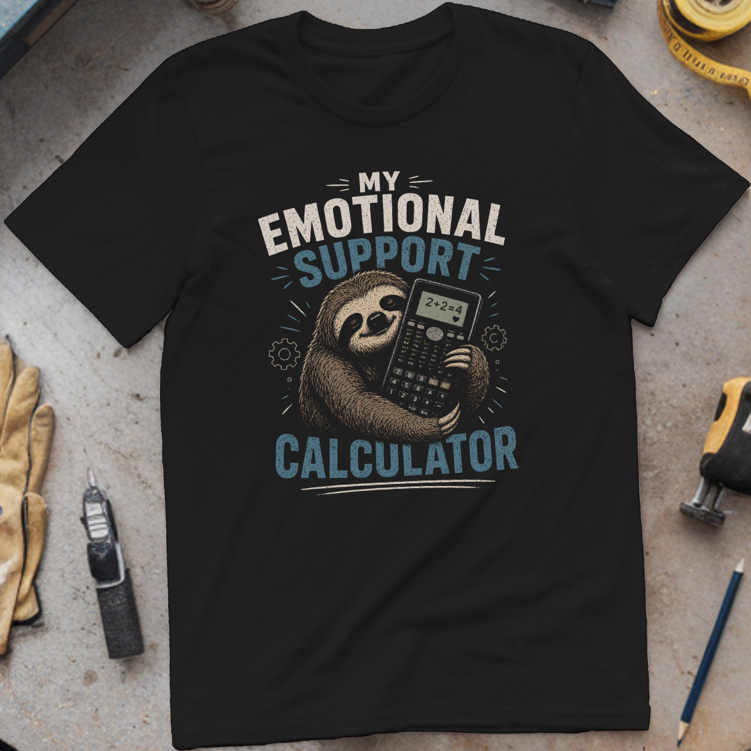 My Emotional Support Calculator T-shirt