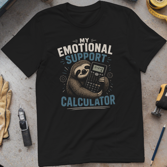 My Emotional Support Calculator T-shirt