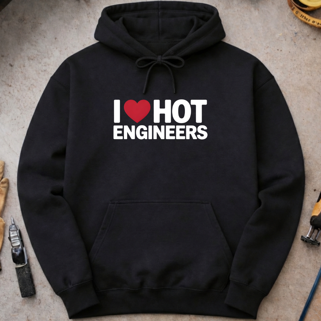 I love hot engineers Hoodie