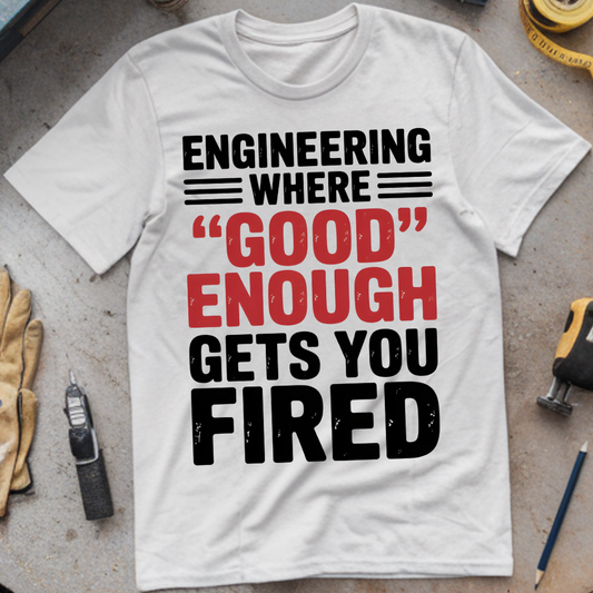 Engineering – Where Good Enough Gets You Fired