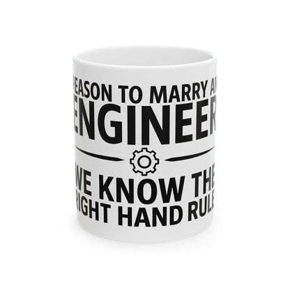 Reason #3 to Marry an Engineer – We Know the Right Hand Rule