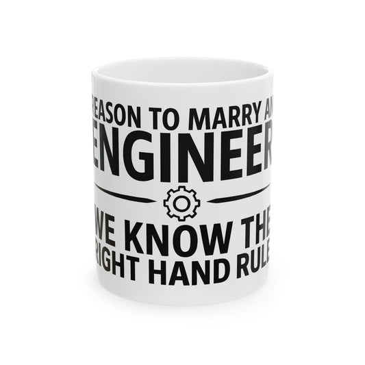 Reason #3 to Marry an Engineer – We Know the Right Hand Rule