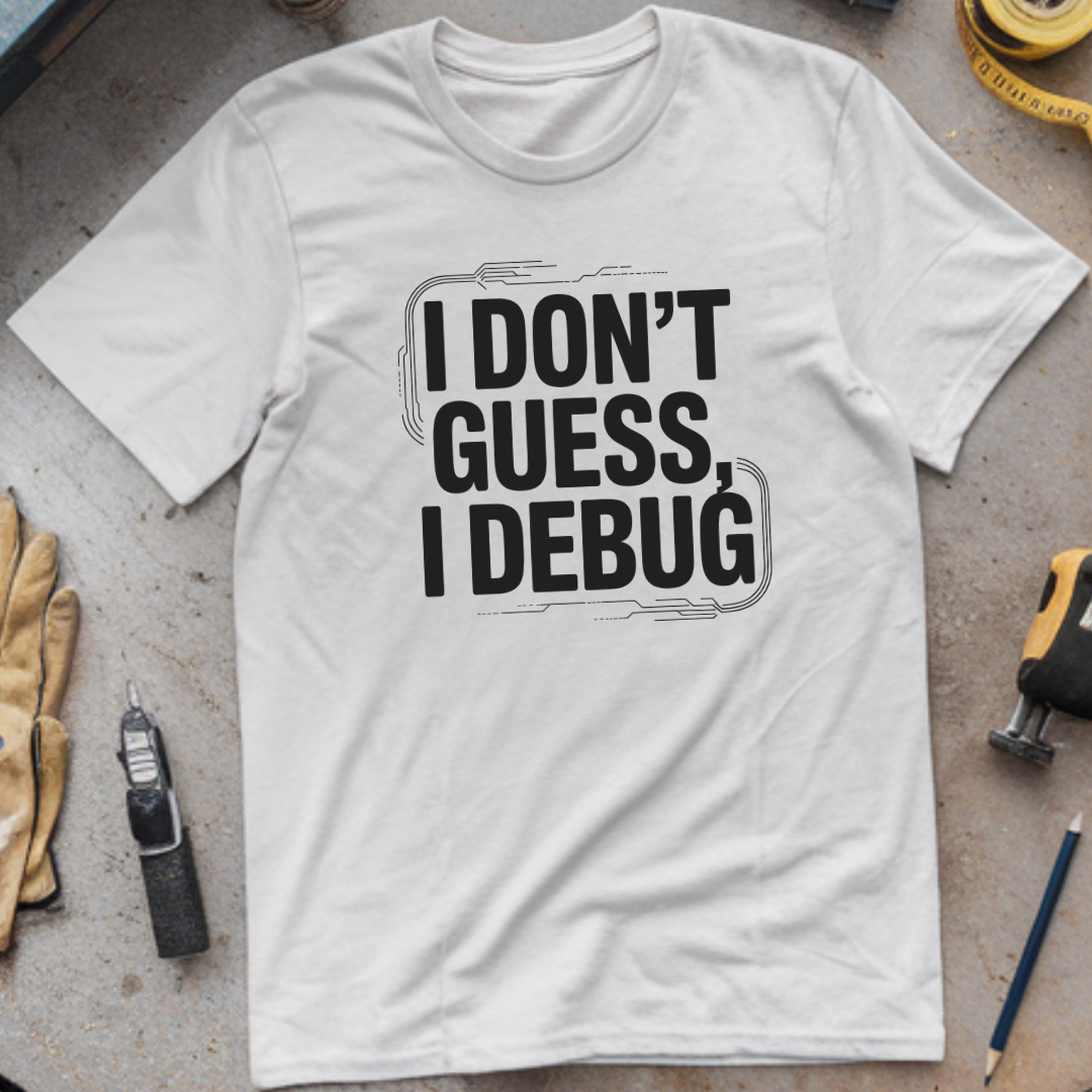 I don’t guess, I debug