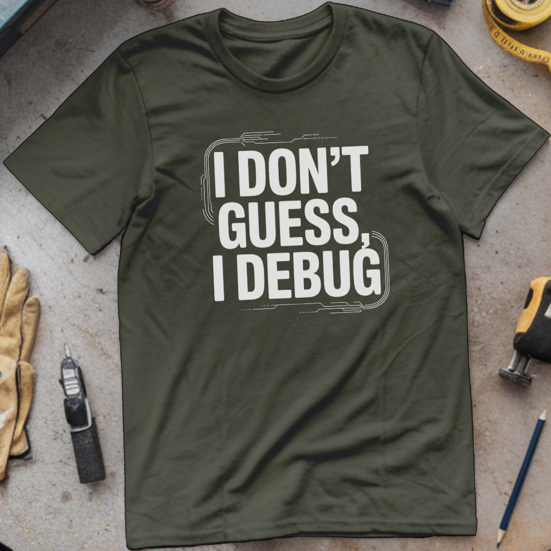 I don’t guess, I debug