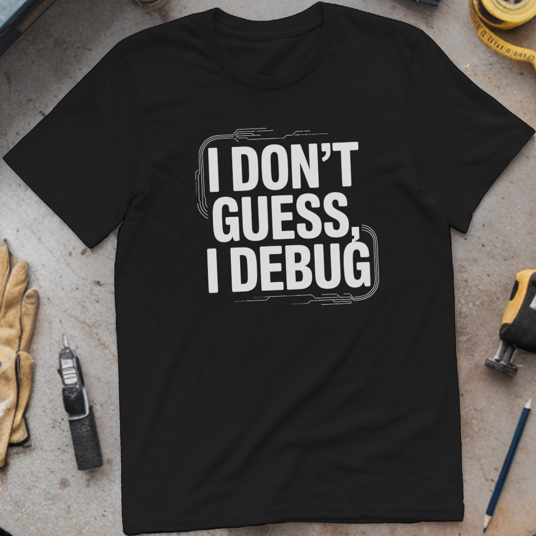 I don’t guess, I debug