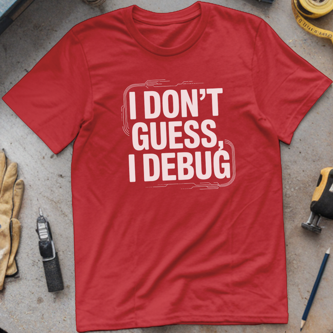 I don’t guess, I debug