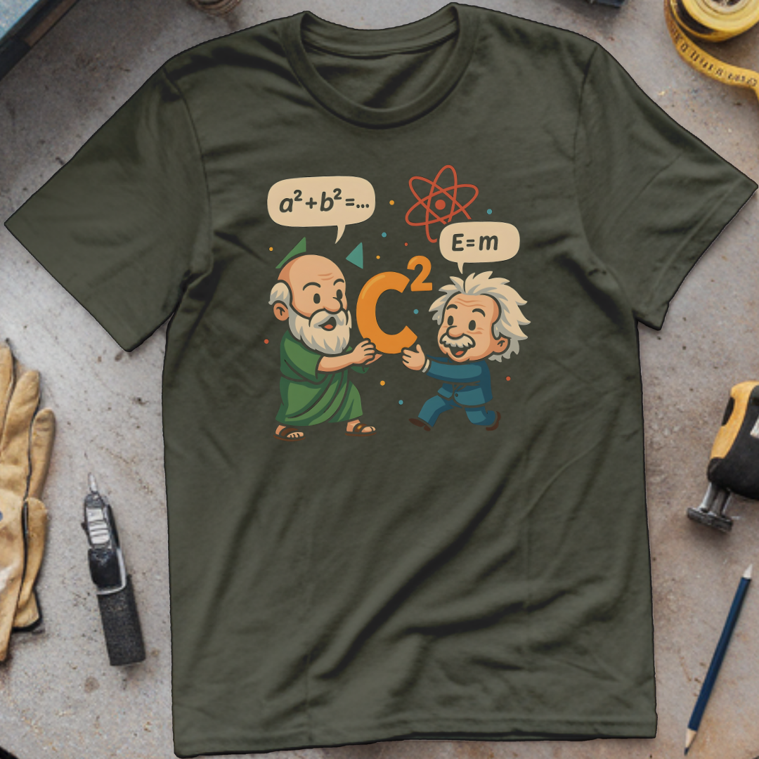 Pythagoras Met Einstein