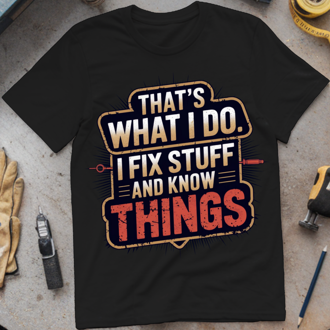 That’s What I Do: I Fix Stuff and Know Things