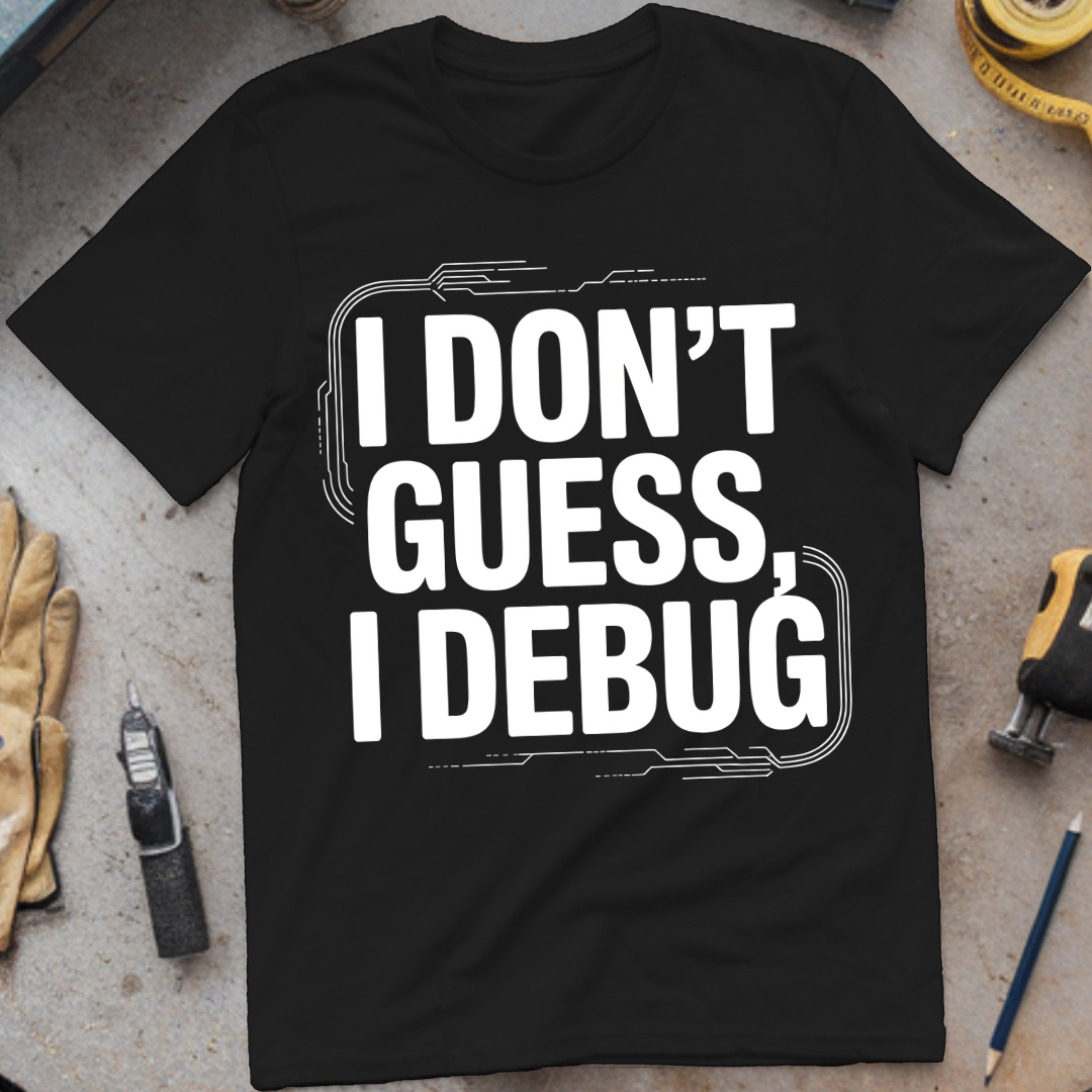 I don’t guess, I debug